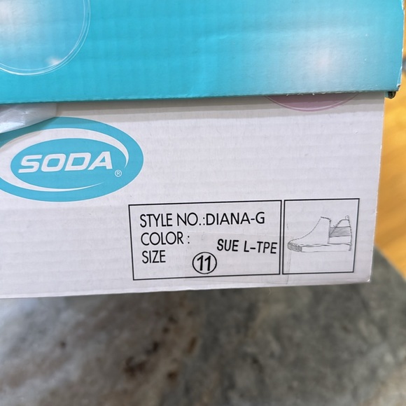 SODA tan faux suede sneaker bootie - Picture 6 of 6